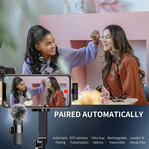 Pocket Wireless Clip On Lavalier Mic