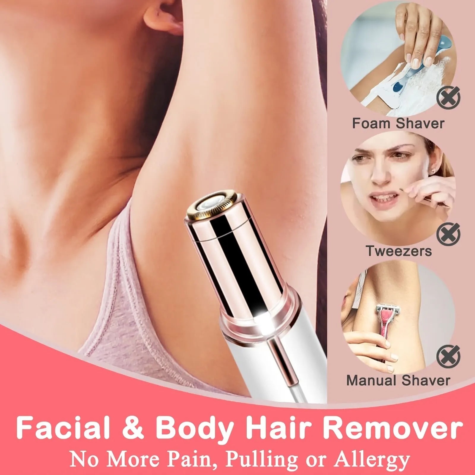 PocketGlow Lipstick Facial Hair Remover