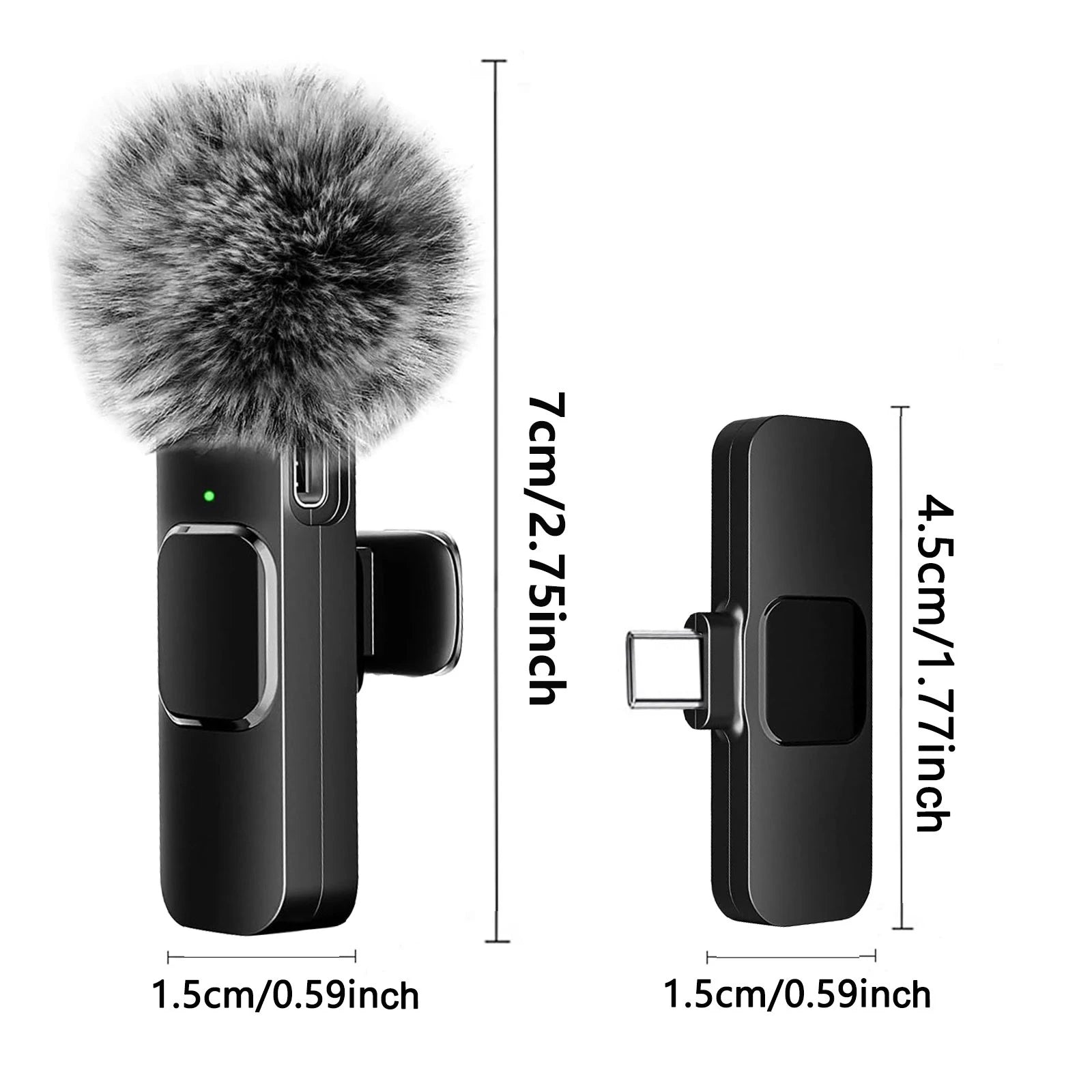Pocket Wireless Clip On Lavalier Mic